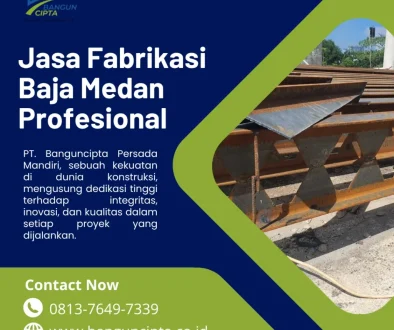 Jasa Fabrikasi Baja Medan Profesional