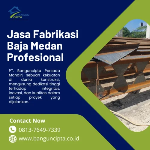 Jasa Fabrikasi Baja Medan Profesional